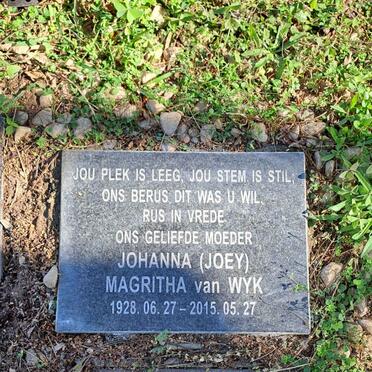 WYK Johanna Magritha, van 1928-2015