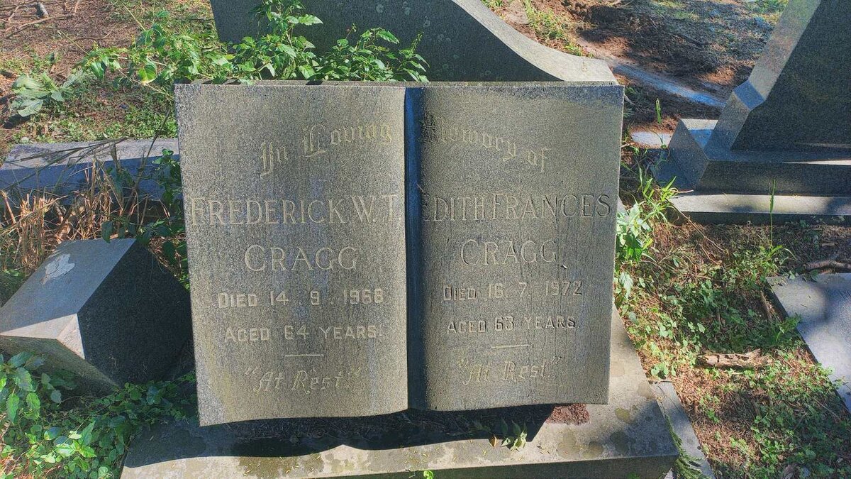 CRAGG Frederick W.T. -1968 & Edith Francis -1972