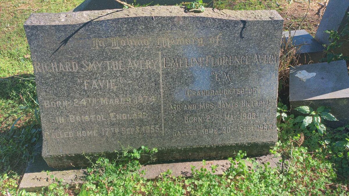 AVERY Richard Smyth 1874-1955 & Emeline Florence 1903-1993