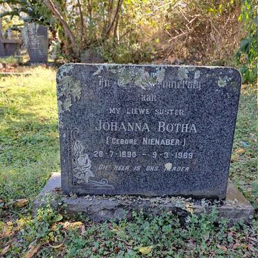 BOTHA Johanna nee NIENABER 1890-1969