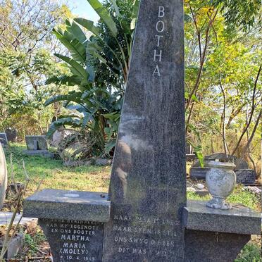 BOTHA Martha Maria 1949-1980