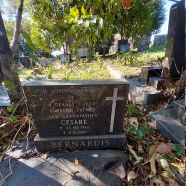 BERNARDIS Cesare 1910-1982