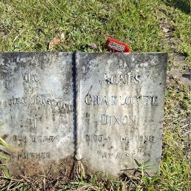 DIXON Agnes Charlotte -1958