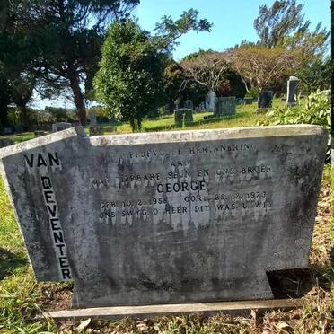 DEVENTER George, van 1958-1973