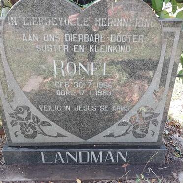 LANDMAN Ronel 1966-1983