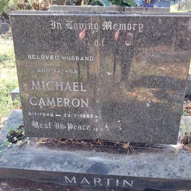 MARTIN Michael Cameron 1949-1982