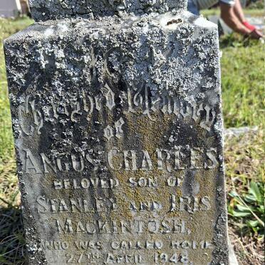 MACKINTOSH Angus Charles -1948