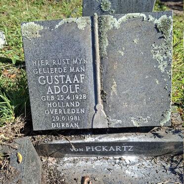 PICKARTZ Gustaaf Adolf, von 1928-1981