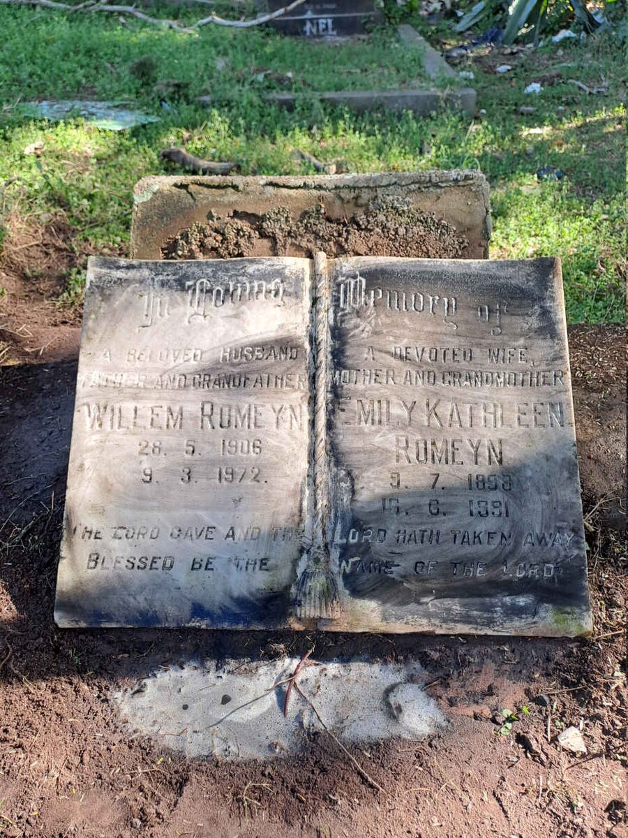 ROMEYN Willem 1906-1972 & Emily Kathleen 1898-1991