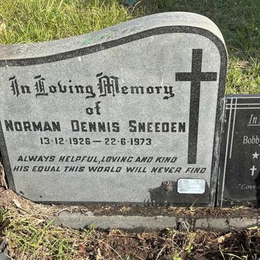 SNEEDEN Norman Dennis 1926-1973 :: SNEEDEN Bobby Denise 1930-2017
