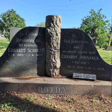 BOTHA Erhardt Scholtz 1919-1977 :: BOTHA Erhardt Johannes 1948-1969
