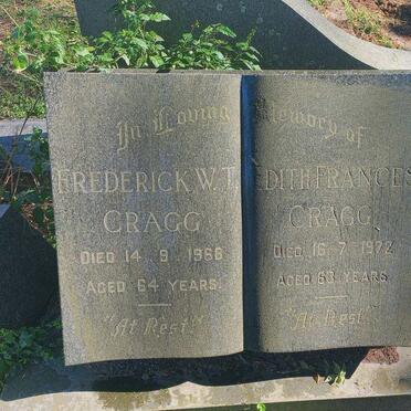 CRAGG Frederick W.T. -1968 & Edith Francis -1972