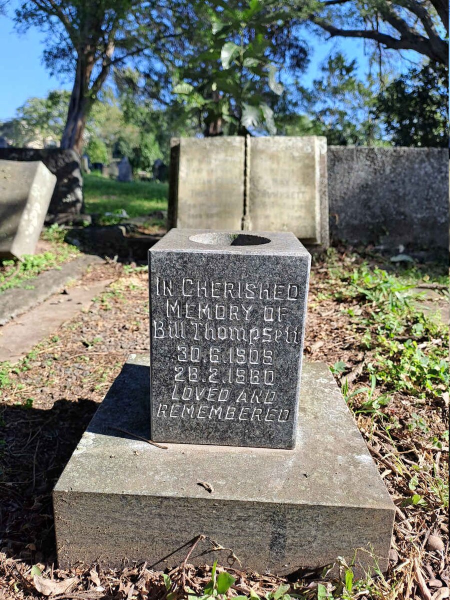 THOMPSETT Bill 1909-1980