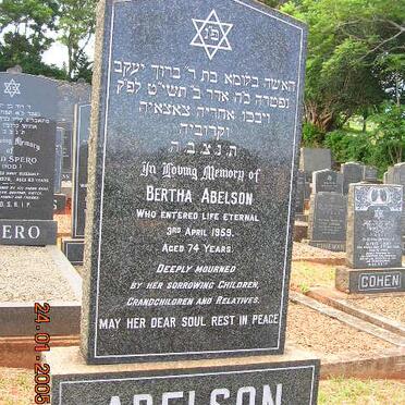 ABELSON Bertha -1959