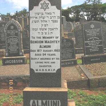 ALMUNI Bencion Machtey -1953