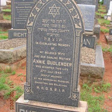 BUDLENDER Annie -1948