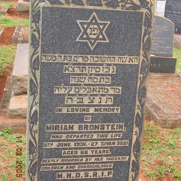 BRONSTEIN Miriam -1931