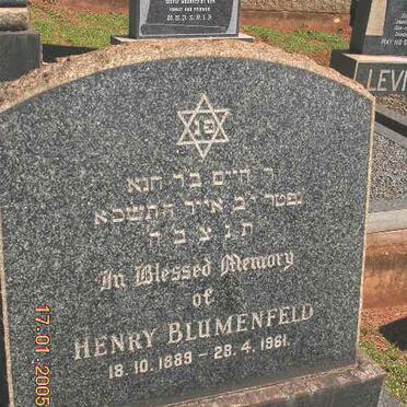 BLUMENFELD Henry 1889-1961