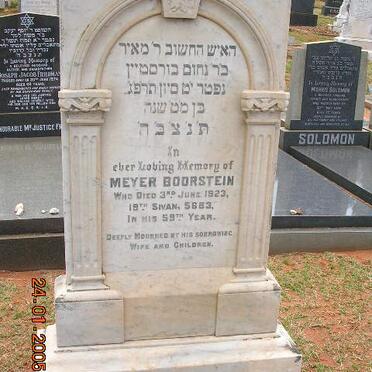 BOORSTEIN Meyer -1923