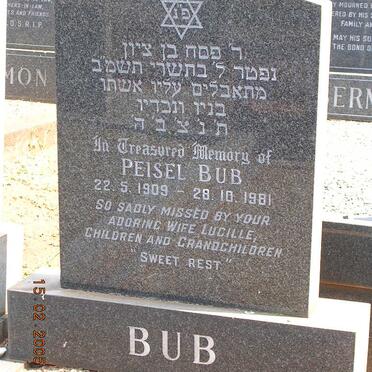 BUB Peisel 1909-1981