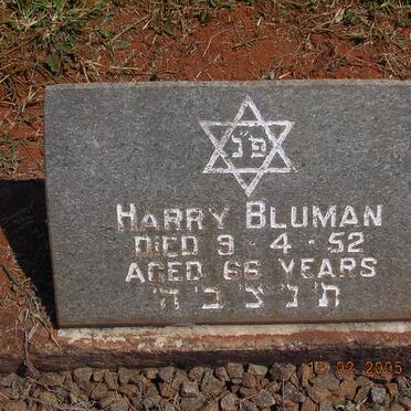 BLUMAN Harry -1952