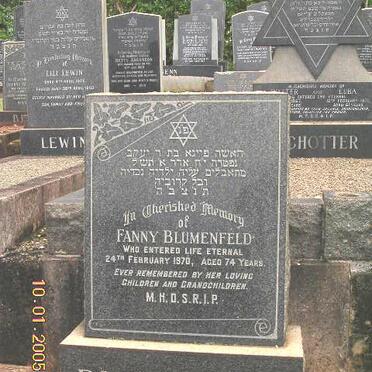 BLUMENFELD Fanny -1970