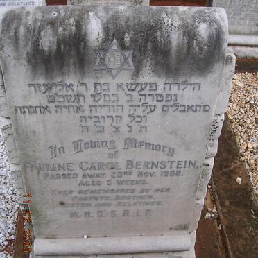 BERNSTEIN Pauline Carol -1968