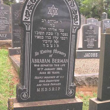 BERMAN Abraham -1966