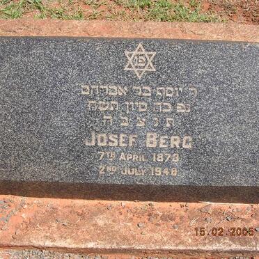 BERG Josef 1873-1948