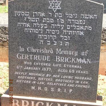 BRICKMAN Gertrude -1977