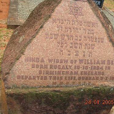 BEER Hinda nee ROGALY 1854-1942