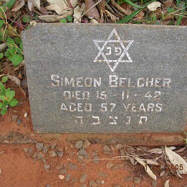 BELCHER Simeon -1942