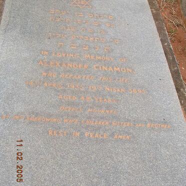 CINAMON Alexander -1935