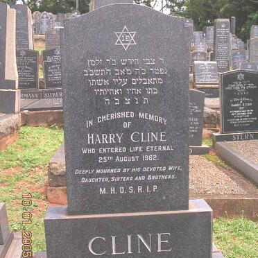 CLINE Harry -1962