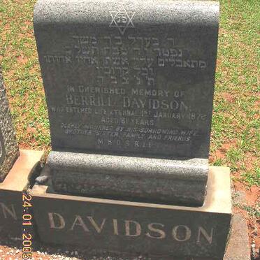 DAVIDSON Berrill -1978