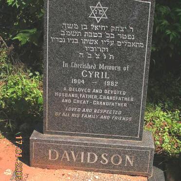 DAVIDSON Cyril 1904-1982