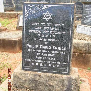 EPRILE Philip David -1942