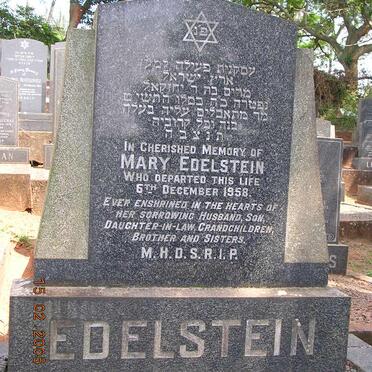 EDELSTEIN Mary -1958