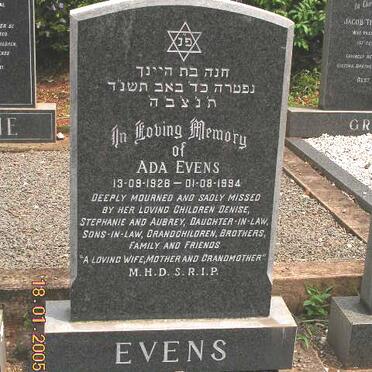 EVENS Ada 1926-1994