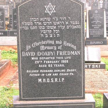 FRIEDMAN David -1968