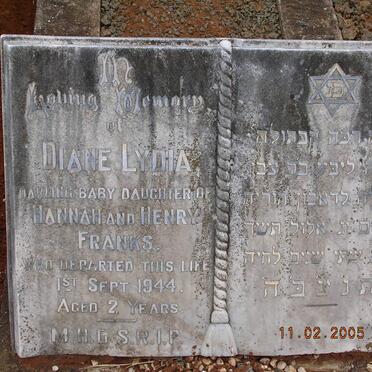 FRANKS Diane Lydia - 1944