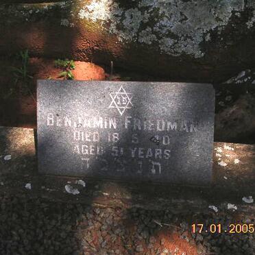 FRIEDMAN Benjamin -1940