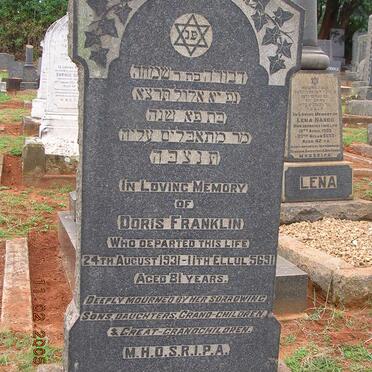 FRANKLIN Doris -1931