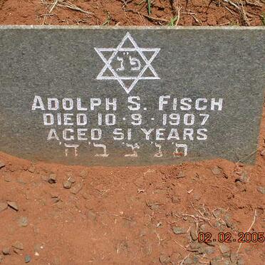 FISCH Adolph S. -1907