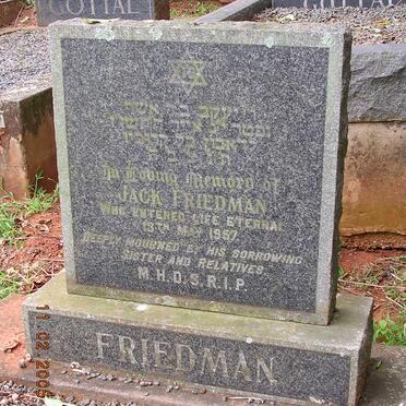 FRIEDMAN Jack -1957