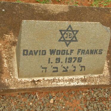 FRANKS David Woolf -1978