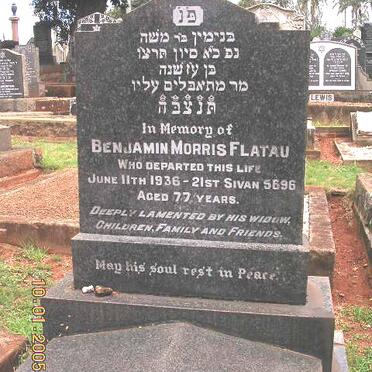 FLATAU Benjamin Morris -1936