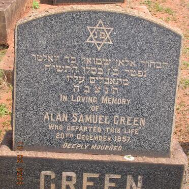 GREEN Alan Samuel -1957