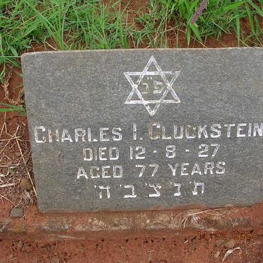 GLUCKSTEIN Charles I. -1927