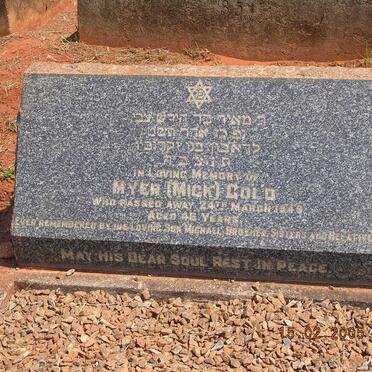 GOLD Myer -1949